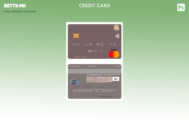 Модерен стил шаблон за мастер картички на Северна Кореја Даесонг банка